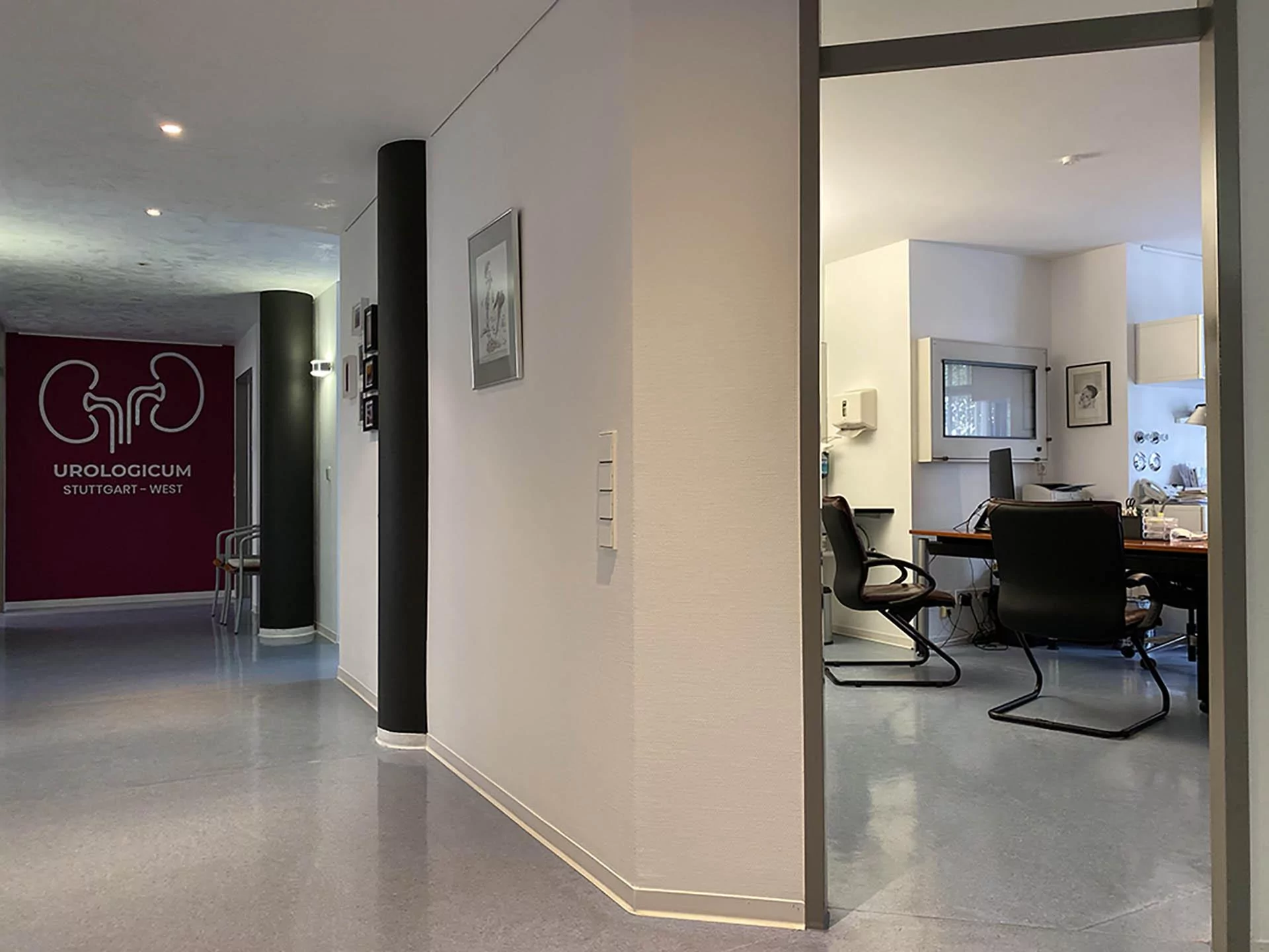 Blick in das Arztzimmer